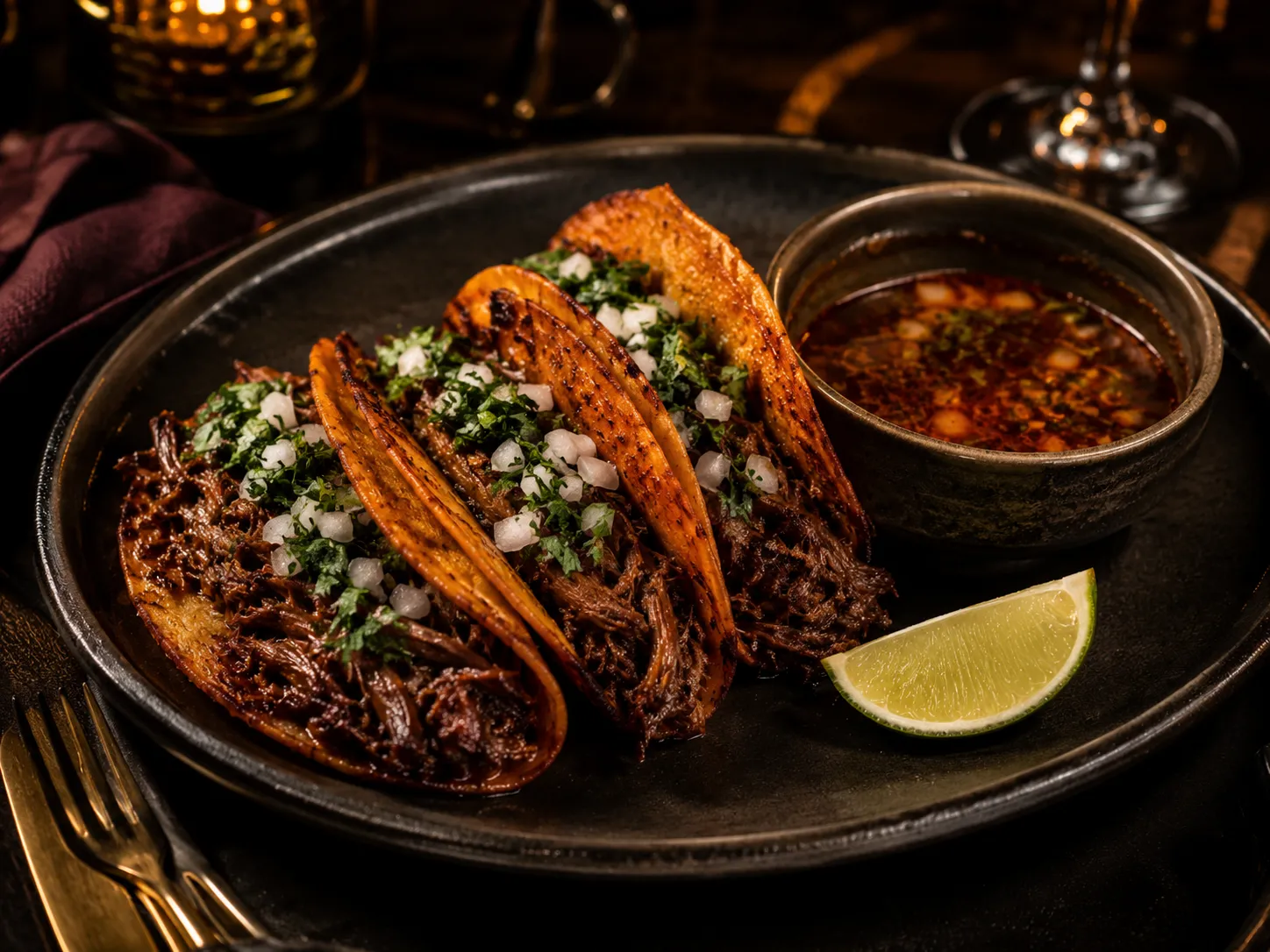 Tacos de Birria x3